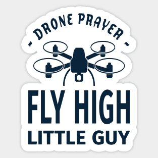 Drone Prayer Sticker